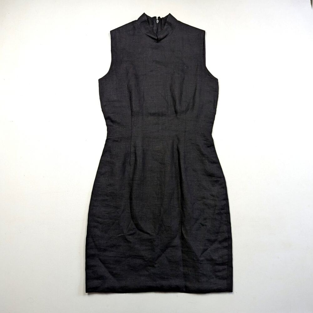 Vintage Sylvia Heisel Dress Women's Size XS LBD Black Shift